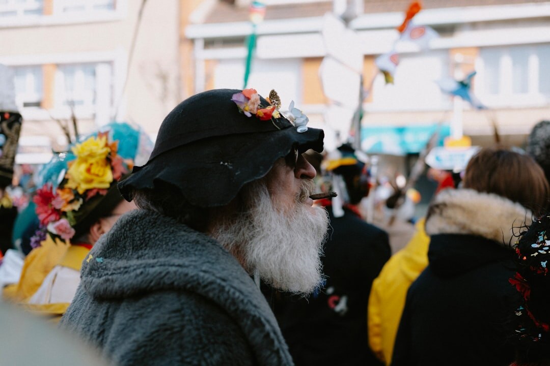 elderly people celebrating new year
