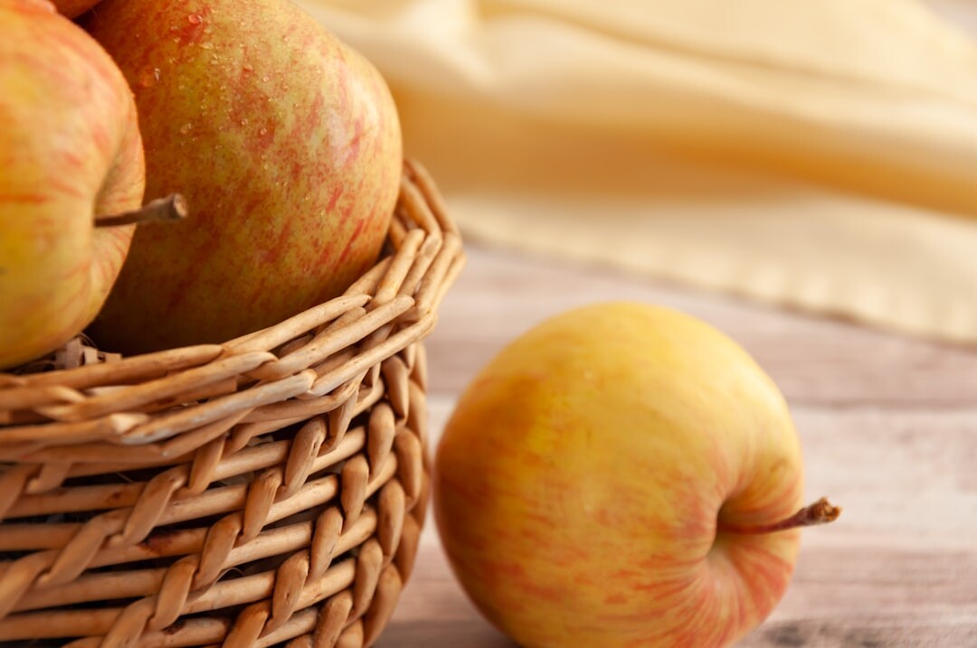 fresh fruits on table