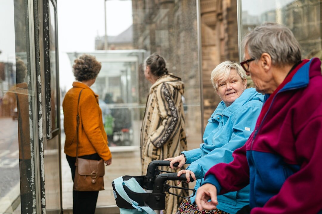 senior volunteering in community