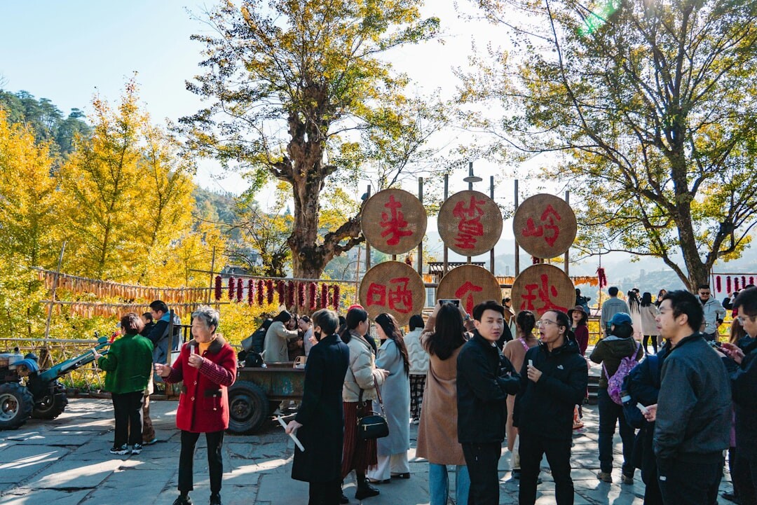 seniors at autumn festival