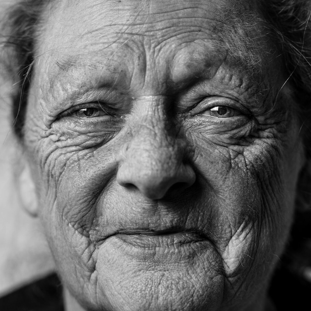 Portrait of a smiling senior Slovak woman